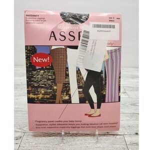 Assets by Sara Blakely Maternity Lucky Leggings Brown Size 1 Supportive Panel